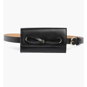 Kate Spade Cambodia Leather Belt Bag Black Size S/M NWT Perfect Christmas Gift